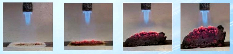 Fases da atuação da Tinta Intumescente